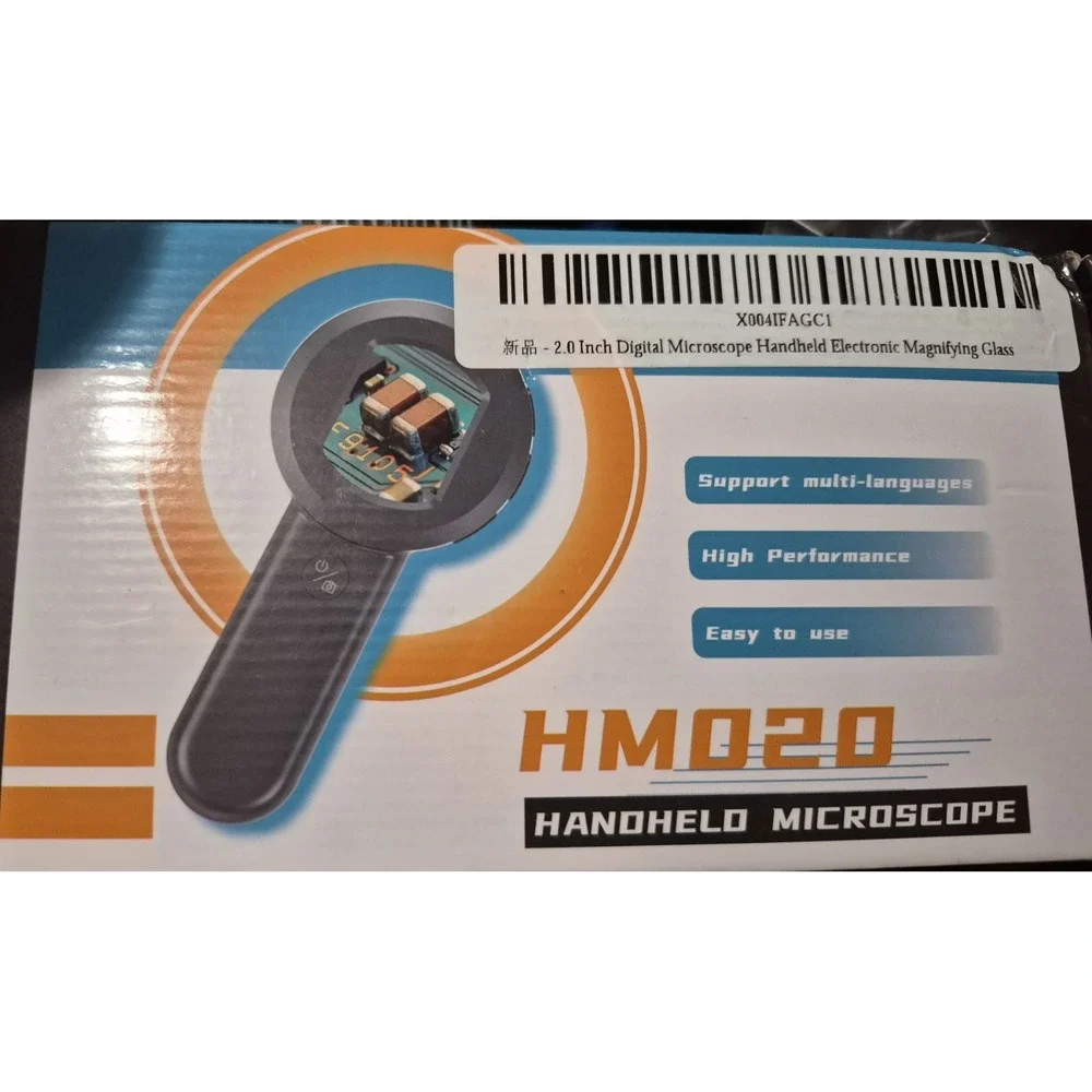 HMD20 2.0 Inch Digital Handheld Microscope Electronic Magnifying Glass